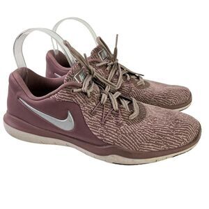 Nike Womens Flex Supreme TR6 Training Pink Lace Up Sneakers Shoes 909015-200 / 9